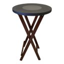 Ver imagem 1 de Mesa Bistrô Alta Dobrável de Madeira Linha Guapa 55cm