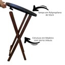 Ver imagem 2 de Mesa Bistrô Alta Dobrável de Madeira Linha Guapa 55cm