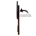 Ver imagem 3 de Mesa Bistrô Alta Dobrável de Madeira Linha Guapa 55cm