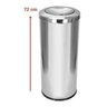 Lixeira Aço Inox 50 Litros C19 - 2