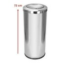 Ver imagem 2 de Lixeira Aço Inox 50 Litros C19