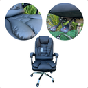 Ver imagem 5 de Cadeira Presidente Diretor Executive em Courino com Base Cromada e Rodinhas