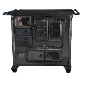 FOGAO A LENHA N 1 PRINCESS PRETO ONIX COM TAMPA SD