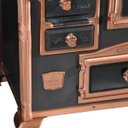 Ver imagem 4 de FOGAO A LENHA N 2 PRINCESS PRETO ROSE GOLD COM TAMPA SD