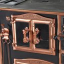 Ver mais imagens de FOGAO A LENHA N 2 PRINCESS PRETO ROSE GOLD COM TAMPA SD