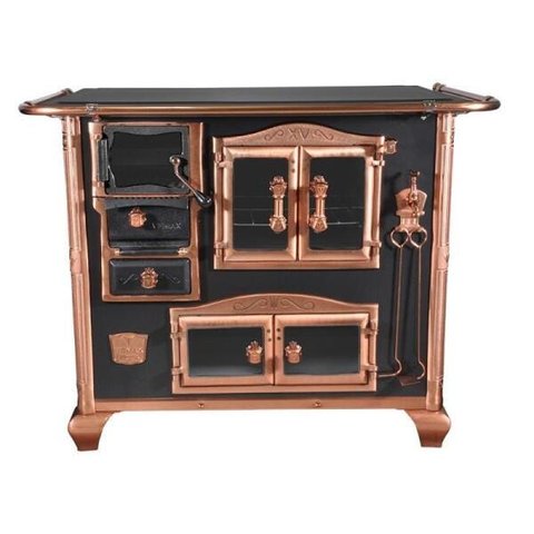 FOGAO A LENHA N 2 PRINCESS PRETO ROSE GOLD COM TAMPA SD