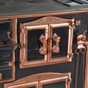 Ver imagem 3 de FOGAO A LENHA N 2 PRINCESS PRETO ROSE GOLD COM TAMPA SE