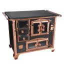 Ver imagem 2 de FOGAO A LENHA N 2 PRINCESS PRETO ROSE GOLD COM TAMPA SE