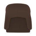 Ver imagem 5 de Poltrona Giratória 73cm Epic Veludo Marrom - Sallar Home