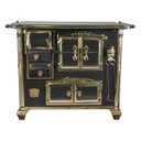 Ver imagem 1 de FOGAO A LENHA N 2 PRINCESS PRETO GOLD COM TAMPA SE