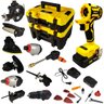 Kit Furadeira Bateria 20v Multifuncional 10 em 1 Brushless Evfm-10 Evald-bivolt - 5