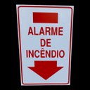 Ver imagem 3 de Kit 2 Placa de Sinalização Alarme de Incendio 20 X 30 Cm