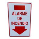 Ver imagem 2 de Kit 2 Placa de Sinalização Alarme de Incendio 20 X 30 Cm