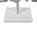 Ver imagem 6 de Escultura Love Prata com Base em Mármore 20x18x10 Cm