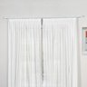 Kit Varão para Cortinas 2.00 Metros 19mm - Branco - 1