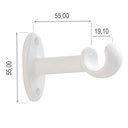 Ver imagem 5 de Kit Varão para Cortinas 2.00 Metros 19mm - Branco