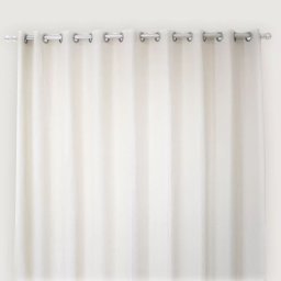 Kit Varão para Cortinas 2.00 Metros 19mm - Branco - 2