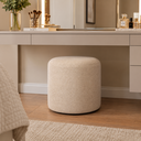 Ver imagem 1 de Puff Perse Decorativo Tecido Linho Banqueta Puffe Redondo