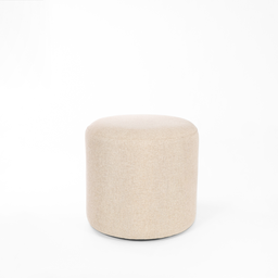 Puff Decorativo Redondo para Quarto Linho Perse - 1