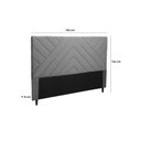 Ver imagem 3 de Cabeceira Cama Box Estofada Queen Queen Sky Plus Chumbo - Simbal