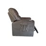 Poltrona Papai com Porta Copo Reclinável Massageador Veludo:marrom - 6