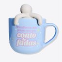 Ver imagem 2 de Caneca com Infusor 350ml Unicórnio Zonacriativa
