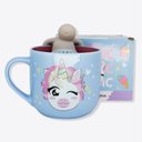 Ver imagem 3 de Caneca com Infusor 350ml Unicórnio Zonacriativa