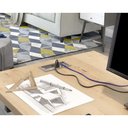 Ver imagem 3 de Caixa Regua Tomada Embutir Moveis - Vídeo Audio Dados Rede - Cinza QTMOV CX 3T 1USB