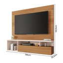 Ver imagem 4 de Painel para Tv até 55 Polegadas Brasil 1 Porta Freijo/off White - Caemmun
