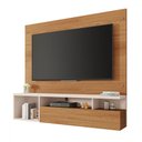 Ver imagem 2 de Painel para Tv até 55 Polegadas Brasil 1 Porta Freijo/off White - Caemmun