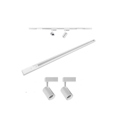 Kit Trilho Eletrificado 1m 3 Spots Led 7w Branco 6500K Luz Fria - 1