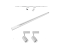 Ver imagem 1 de Kit Trilho Eletrificado 1m 3 Spots Led 7w Branco 6500K Luz Fria