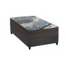 Cama Box Solteiro: Colchão Molas Ensacadas Ortobom Iso + Base Crc Suede Gray (88x188) - 1