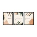 Ver imagem 1 de Conjunto Quadro Decorativo Grande Sala Quarto Escritório