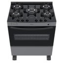 Ver imagem 2 de FOGAO 5 BOCAS VENAX PICASSO VITREO GRAFITE GAS GLP