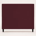 Ver imagem 7 de Cabeceira Estofada Elen Moderna para Quarto Cama Box Casal 140 cm Tecido Suede Bordo