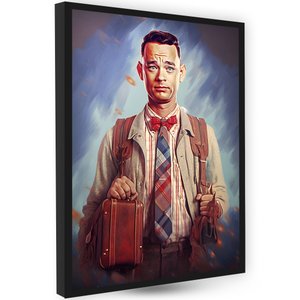 Quadro Decorativo Grande Quarto Filmes Classicos Tom Hanks