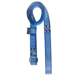 Guia Cachorro Smooty Pet Unificada G Listrada Azul E Branca - 1