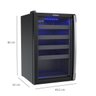 Champanheira 100 - Preto Fosco com Porta Invertida - 127v - Estilo e Praticidade para Suas Bebidas - 2