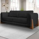 Ver imagem 2 de Sofa Jolie 2 Lugares 160cm Pes Boomerang Linho Boucle 3304 Ezz