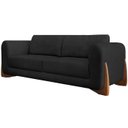 Ver imagem 1 de Sofa Jolie 2 Lugares 160cm Pes Boomerang Linho Boucle 3304 Ezz