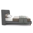 Ver mais imagens de Cama King 195cm com Cabeceira Many P02 Linho Cinza - Mpozenato