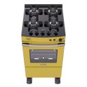 Ver imagem 2 de Fogao 4 Bocas Venax Gaudi Vetro Vitreo Amarelo Gas GLP 220 V