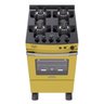 Fogao 4 Bocas Venax Gaudi Vetro Vitreo Amarelo Gas GLP 220 V - 6