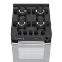 Ver imagem 6 de Fogao 4 Bocas Venax Palladio Vitreo Preto Fosco Gas Glp 220 V