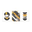 Ver imagem 1 de KIT Quadros Decorativos 3 peças Abstrato Escritório Quarto