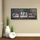 Ver imagem 2 de Quadros Decorativo Santa Ceia Jesus Cristo Sala de Jantar