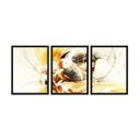 Ver imagem 1 de Quadro Decorativo Moldura Parede Abstrato Escritório Sala