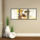 Ver imagem 3 de Quadro Decorativo Moldura Parede Abstrato Escritório Sala