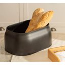 Ver imagem 2 de Porta Pão Sense 33,5 X 23,5 X 16cm - Preto ou